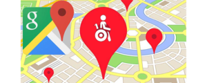 Google lieu accessible fauteuil roulant